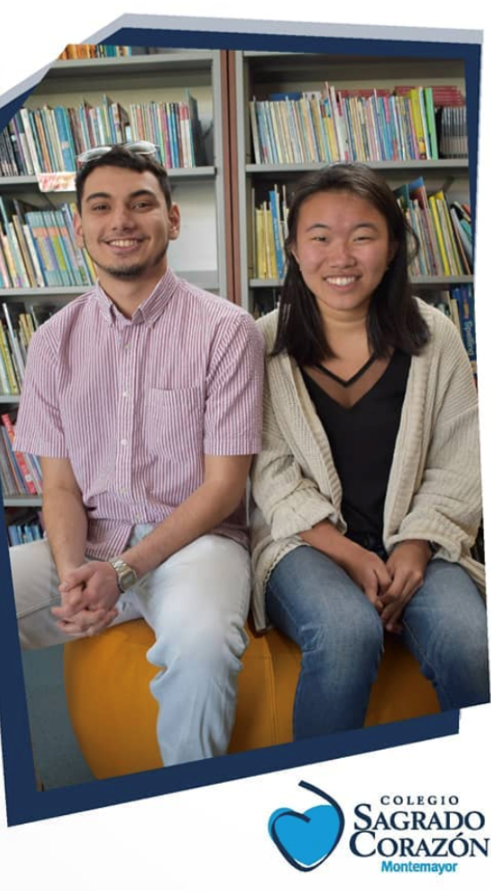 Students in library