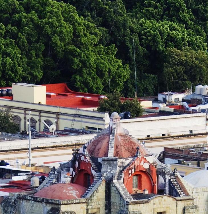 Panoramic Cityscape of Oaxaca