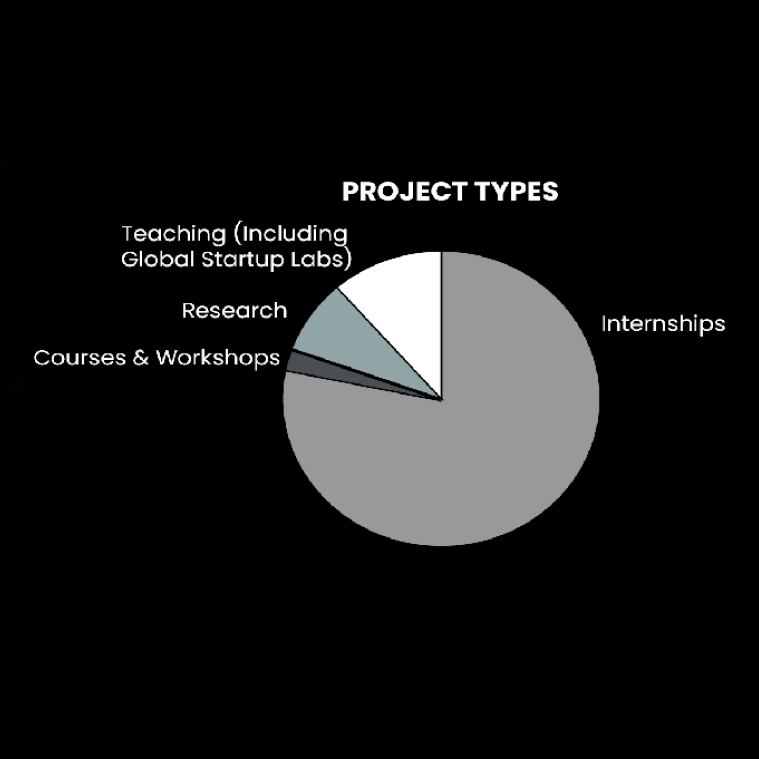 MIT india placements sorted by project type