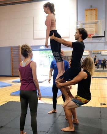 Ava at Acroyoga